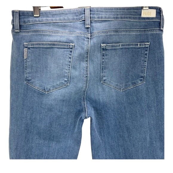 Paige Verdugo Ankle Jeans Mid Rise Skinny Sz 32 x 28 Skylark Blue - Picture 5 of 9